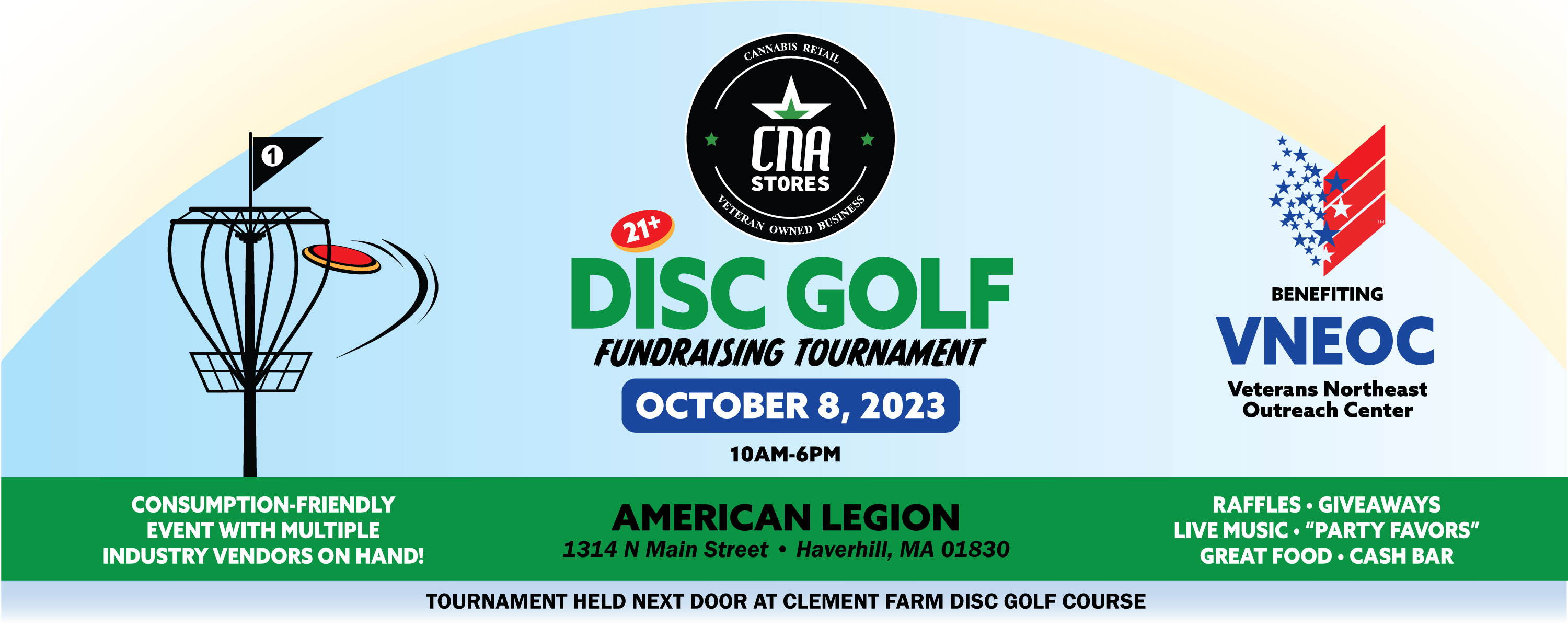 CNA Stores Cannabis Disc Golf Event for VNEOC